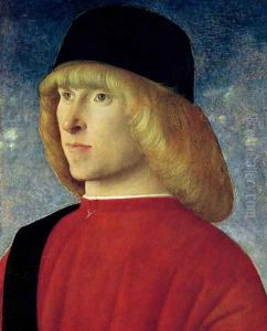 Portrait of a Young Senator 1485-90 by Giovanni Bellini