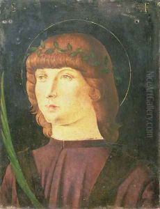 Portrait of St.Lawrence Giustiniani, Bishop of Venice by Giovanni Bellini