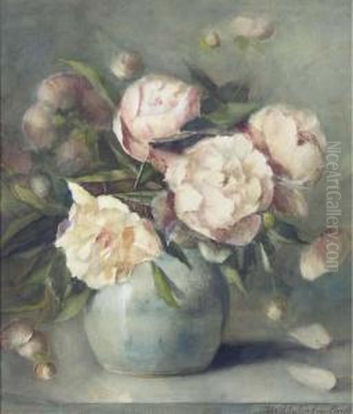 Peonies In A Vase - view 1