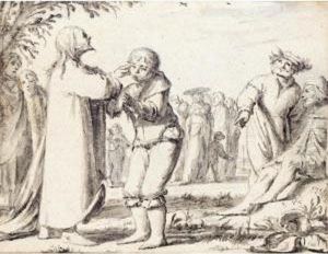 Christ Healing A Young Man by Willem Van Oordt