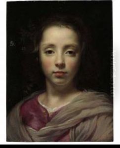 Head Of A Young Girl by Jacob Cornelisz Van Oostsanen