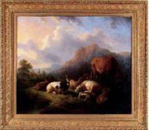 Scene Pastorale by Dirk Van Oosterhoudt