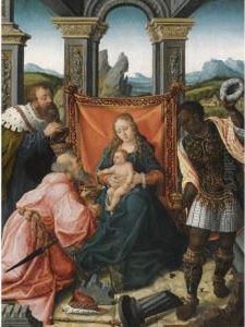 The Adoration Of The Magi by Barend Van Orley
