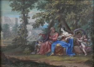 Vertumne Et Pomone Ou Allegorie Du Printemps by Richard van Orley