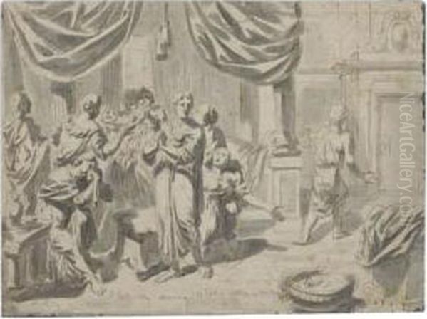 The Death Of Germanicus - view 1