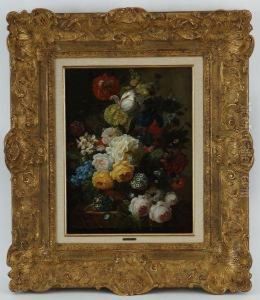 Nature Morte Aux Fleurs by Georgius Jacobus J. Van Os