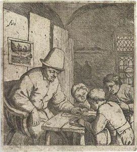 Der Schulmeister by Adriaen Jansz. Van Ostade