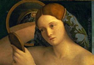 Young Woman at her Toilet 1515 by Giovanni Bellini