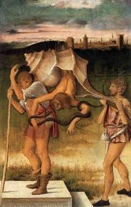 Four Allegories Falsehood (or Wisdom) by Giovanni Bellini