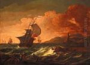 Tormenta En El Mar by Matthieu Van Plettemberg
