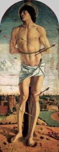 Polyptych of San Vincenzo Ferreri (right panel) by Giovanni Bellini