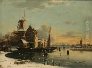 Estuary Scene, Winter
And 
Moonlight