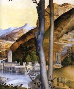 Lamentation over the Dead Christ (detail) by Giovanni Bellini