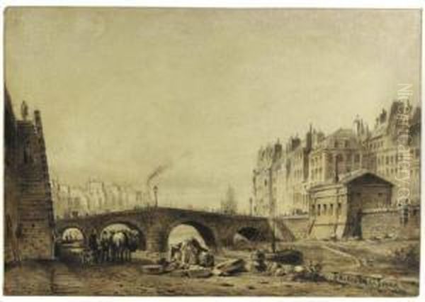 A Bridge Over The Seine, Paris - view 1
