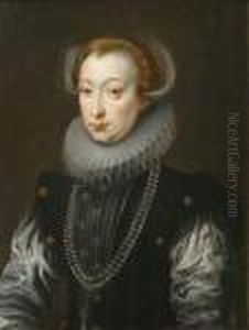 Portrait De Femme En Buste by Jan Anthonisz Van Ravensteyn