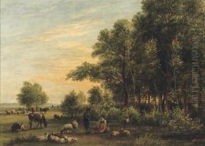 On The Edge Of A Forest by Jan Van Ravenswaay