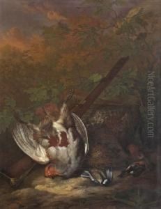 Jagdstillleben Miterlegten Vogeln by Ignatius Josephus van Regemorter