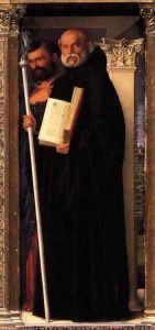 Frari Triptych (detail) 7 by Giovanni Bellini