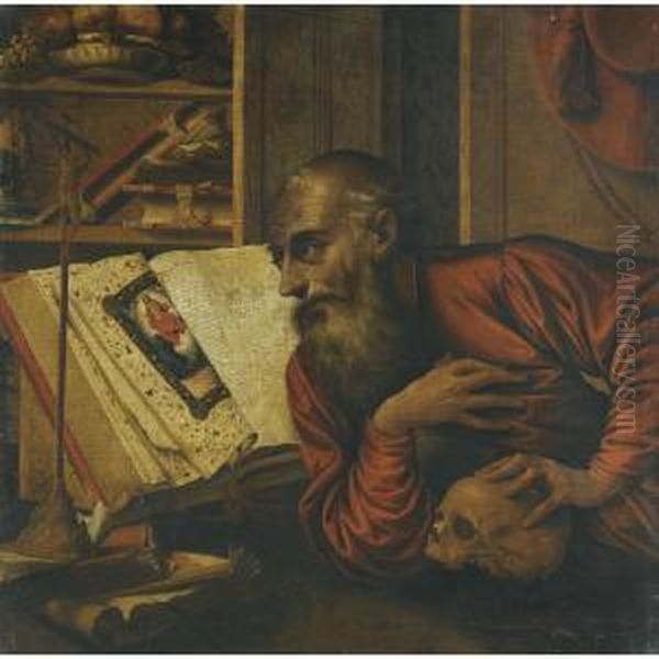 Saint Jerome In His Study - view 1