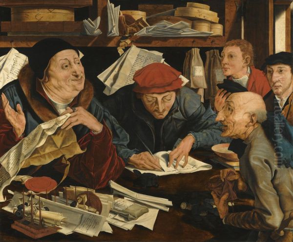 A Tax Gatherer With His Clerks - view 1