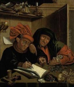 The Money Lenders by Marinus van Reymerswaele