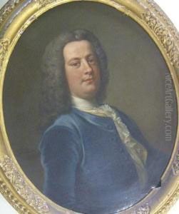 Portrait Of William Viscount Andover by Petrus Johannes Van Reyschoot