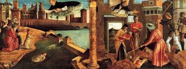 Polyptych of San Vincenzo Ferreri (predella) - view 1