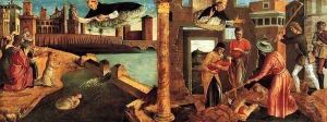 Polyptych of San Vincenzo Ferreri (predella) by Giovanni Bellini