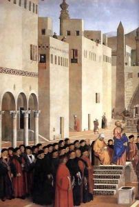 Sermon of St Mark in Alexandria (detail) by Giovanni Bellini