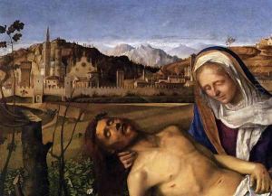Pieta (detail) 2 by Giovanni Bellini