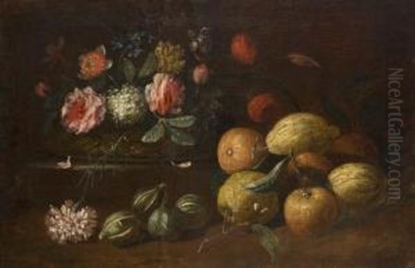 Blumen-und Fruchtstilleben - view 1