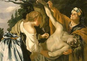 The Nursing of Saint Sebastian 1622 by Dirck Van Baburen