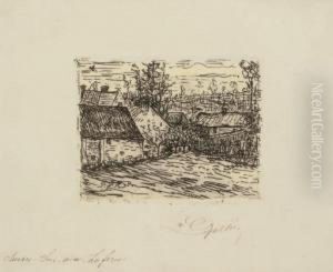 Auvers-sur-oise, La Ferme by Paul Van Ryssel