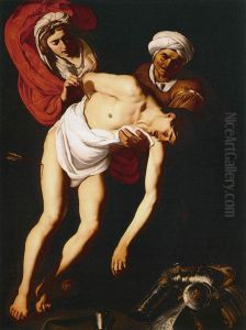 St Sebastian Attended by St Irene and Her Maid by Dirck Van Baburen