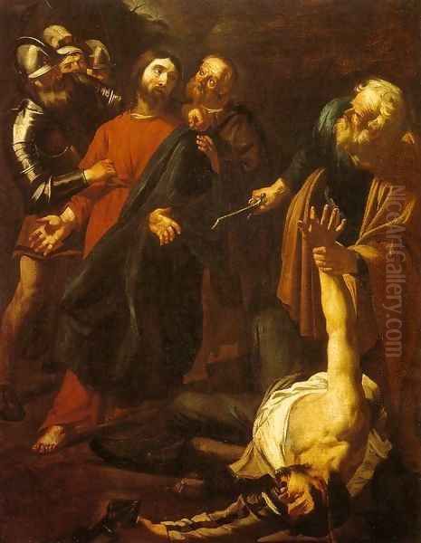 The Capture of Christ with the Malchus Episode by Dirck Van Baburen
