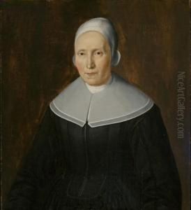 Portrait Of A Woman by Dirck Verhaert
