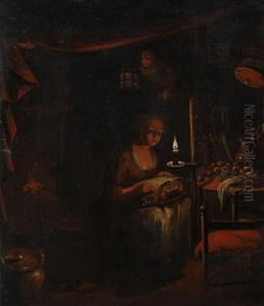 Lacemaking By Candlelight - view 1