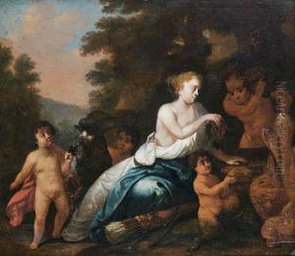 Diana Amongst Satires - view 1