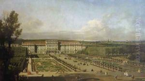 Schonbrunn Palace and gardens, 1759-61 by Bernardo Bellotto