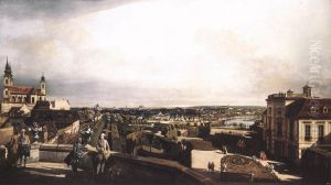 Vienna, Panorama from Palais Kaunitz by Bernardo Bellotto