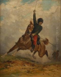 Cavalier Au Sabre by Joseph Van Severdonck