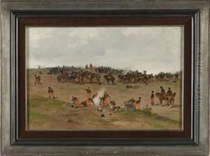 Le Rassemblement Des Troupes by Joseph Van Severdonck