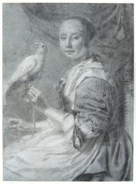 A Lady With A Parrot - view 1