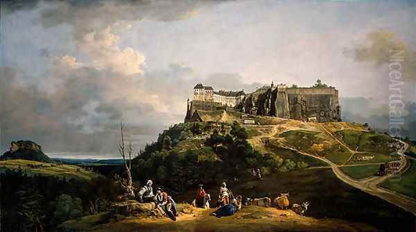 The Fortress of Königstein - view 1