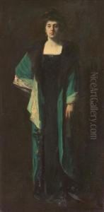 Portrait Of Mrs. Earl Cummings by Frank J. Van Sloun