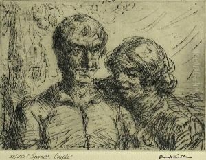 Four Etchings by Frank J. Van Sloun