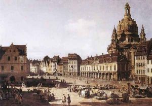 New Market Square in Dresden 1750