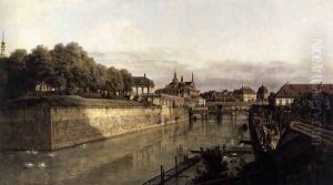 The Moat of the Zwinger in Dresden 1749-53