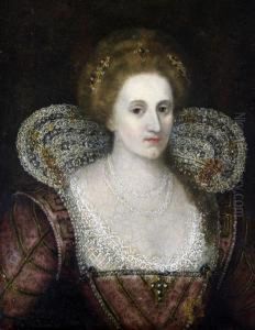 Portrait Of Anne Of Denmark, Queen Of James I