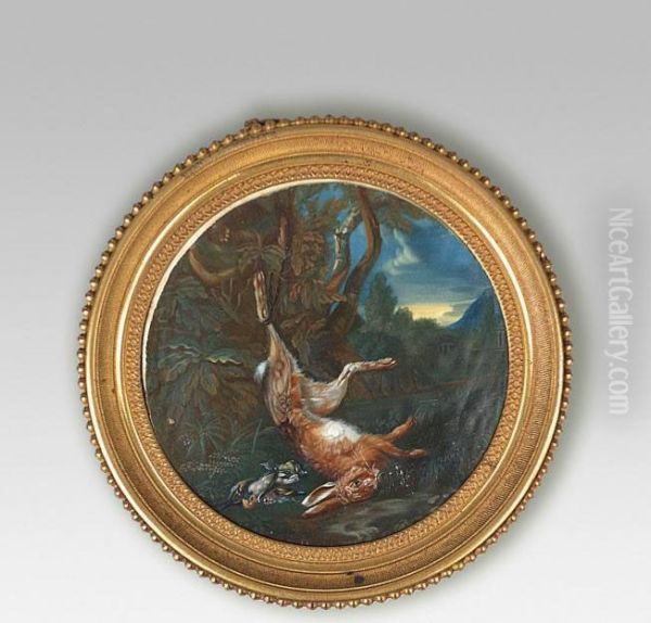 Trophee Aulievre Et Oiseaux. - view 1
